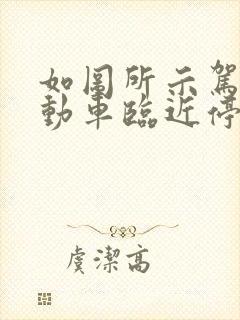 如图所示驾驶机动车临近停在车站的公交车时