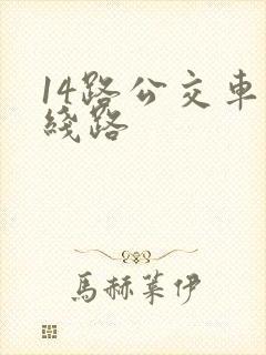 14路公交车的线路