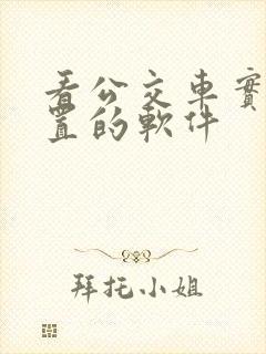 看公交车实时位置的软件