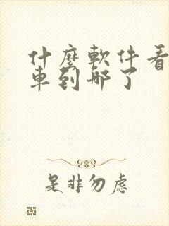 什么软件看公交车到哪了