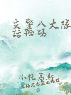 交警八大队的电话号码