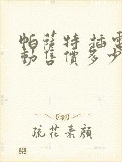 帕萨特 插电混动售价多少钱一辆