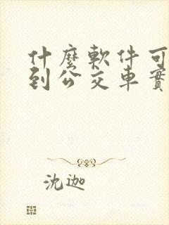 什么软件可以查到公交车实时位置
