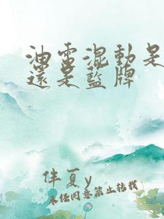 油电混动是绿牌还是蓝牌