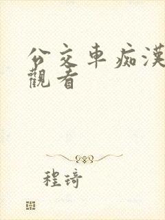 公交车痴汉在线观看