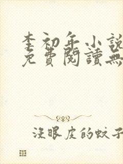 李初年小说全文免费阅读无弹窗