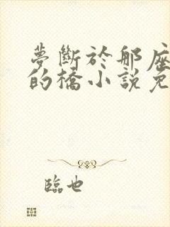 梦断于那座无人的桥小说免费阅读