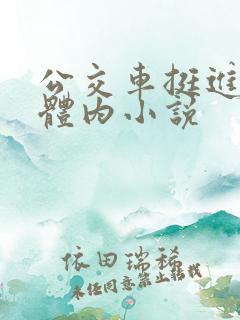 公交车挺进老师体内小说