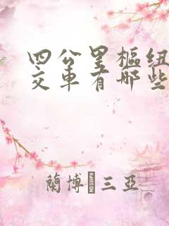 四公里枢纽站公交车有哪些线路?
