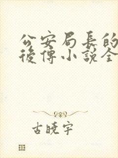 公安局长的悲哀后传小说全文阅读