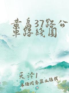 黄岛37路公交车路线图