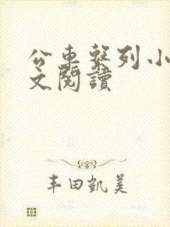 公车系列小说全文阅读