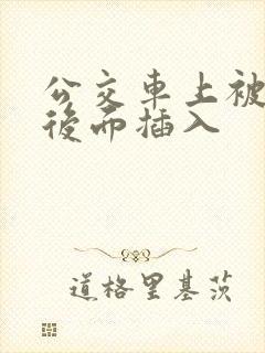 公交车上被人从后面插入