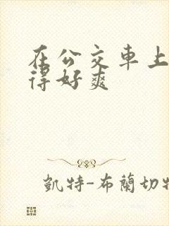 在公交车上被插得好爽