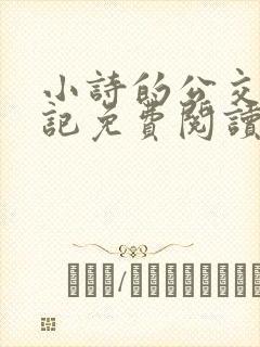 小诗的公交车日记免费阅读笔趣阁