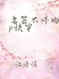 名器不停肉肉np快穿