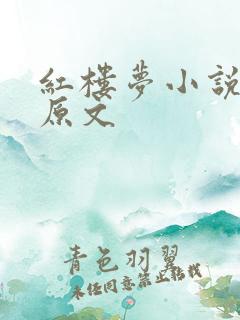 红楼梦小说原著原文