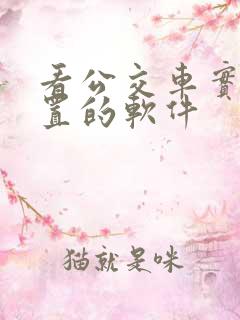 看公交车实时位置的软件