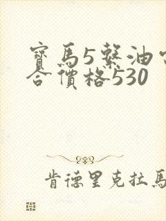 宝马5系油电混合价格530