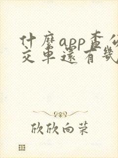 什么app查公交车还有几分钟到