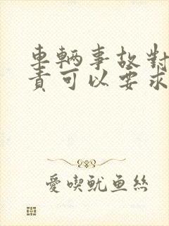 车辆事故对方全责可以要求赔偿交通费吗