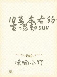 10万左右的油电混动suv