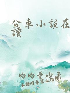 公车小说在线阅读