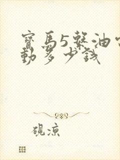 宝马5系油电混动多少钱