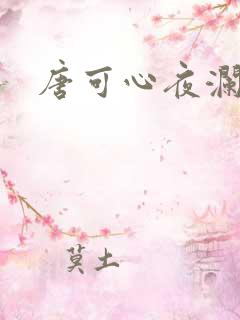 唐可心夜澜绝