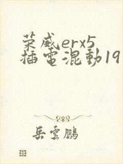 荣威erx5 插电混动19款多少钱
