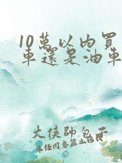 10万以内买电车还是油车好
