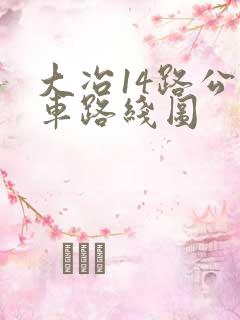大冶14路公交车路线图