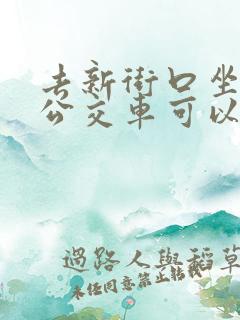 去新街口坐几路公交车可以到