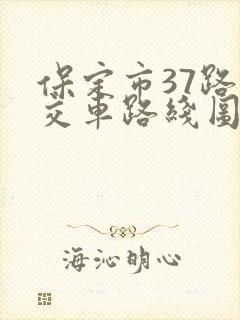 保定市37路公交车路线图