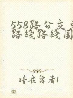 558路公交车路线路线图