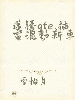 迈腾gte 插电混动新车报价