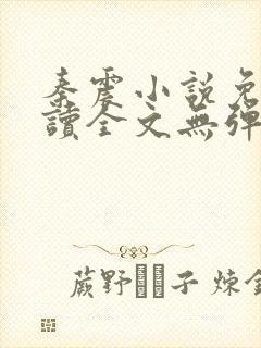 秦震小说免费阅读全文无弹窗