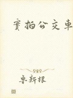 实拍公交车顶臀