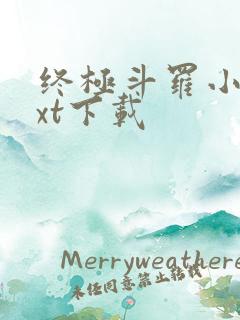终极斗罗小说txt下载