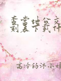 查当地公交车时刻表下载什么软件