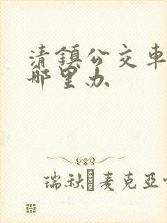 清镇公交车卡在哪里办