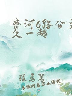 齐河6路公交多久一趟