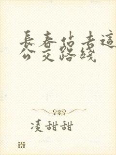 长春站去这有山公交路线
