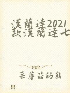 汉兰达2021款汉兰达七座油电混合