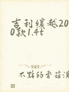 吉利缤越2020款1.4t