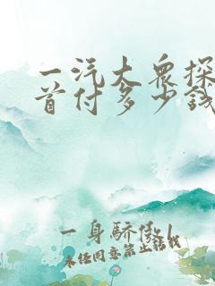 一汽大众探岳x首付多少钱