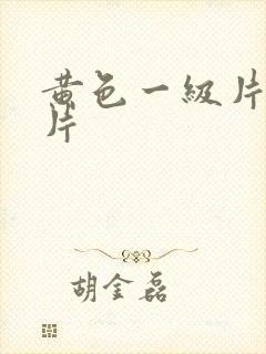 黄色一级片一级片