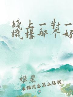 线上一对一辅导机构哪个好