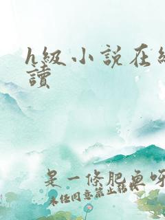 h级小说在线阅读