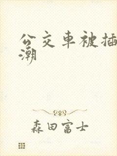 公交车被插到高潮